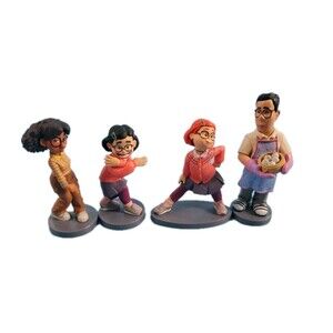 Disney Turning Red Mei  Jin Lee Figures Cake Toppers Pvc Pixar